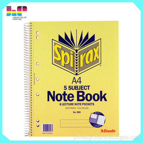 Offset paper leather journal book printing service